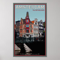 Amsterdam - Leidsestraat - Keizersgracht Poster