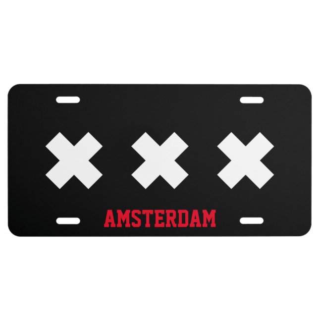Amsterdam License Plate (Front)