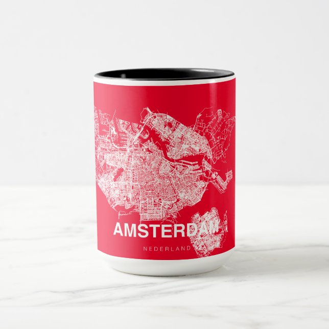 Amsterdam map mug (Center)