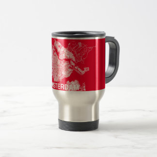 Amsterdam map travel mug