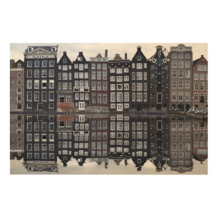 Amsterdam Mirror Wood Wall Art