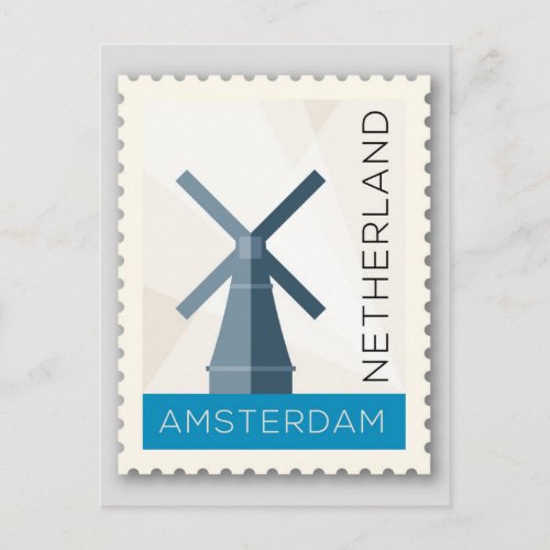 Amsterdam Netherland Postcard