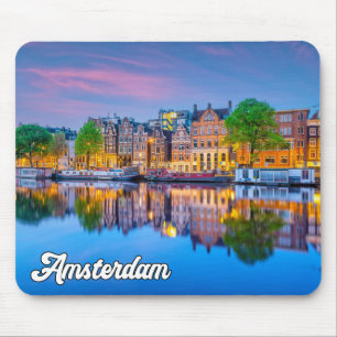 Amsterdam, Netherlands, At Sundown Mouse Pad