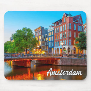 Amsterdam, Netherlands, At Sundown Mouse Pad