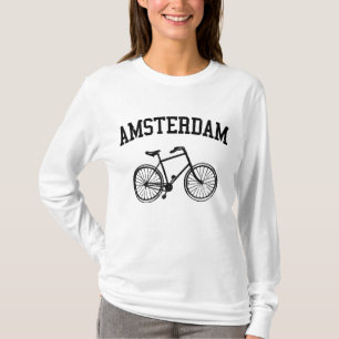 Amsterdam - Netherlands Bicycle Bike Holland Gift T-Shirt