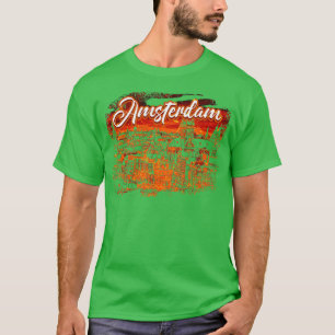 Amsterdam Netherlands Holland Cityscape T-Shirt