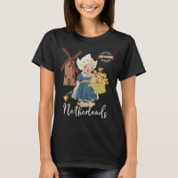Amsterdam, Netherlands (Holland) Dutch Girl T-Shirt
