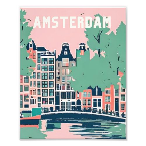 Amsterdam netherlands photo print