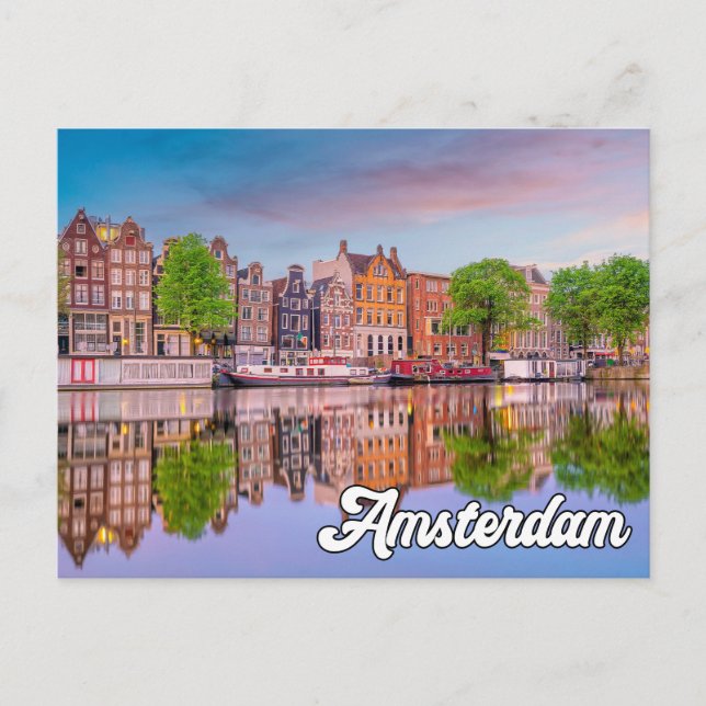 Amsterdam, Netherlands Postcard (Front)