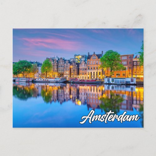 Amsterdam Netherlands Postcard