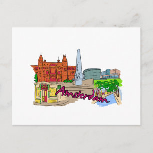 Amsterdam - Netherlands Postcard