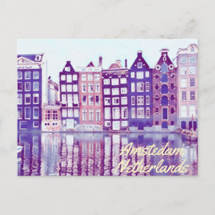 Amsterdam Netherlands Postcard