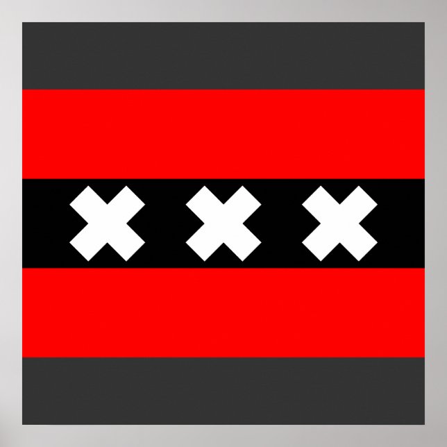 Amsterdam, Netherlands Poster (Front)