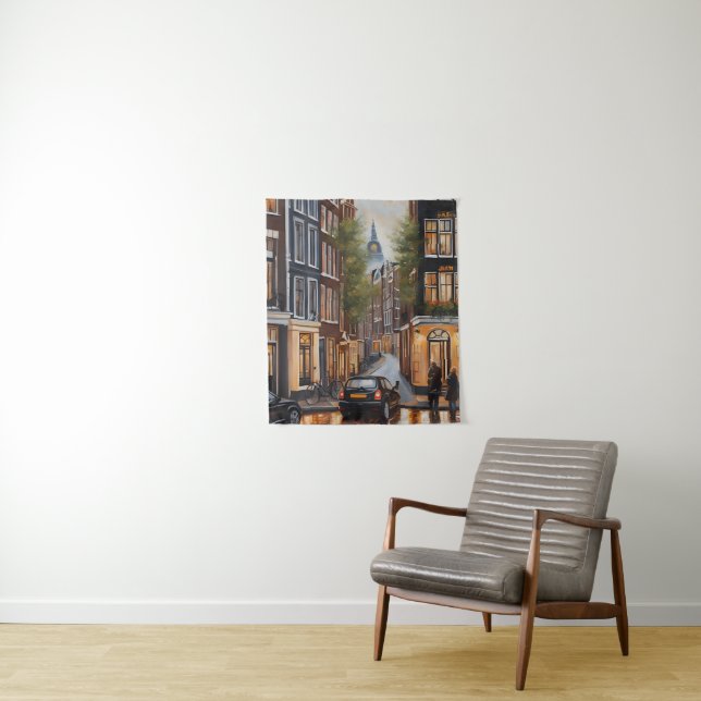 Amsterdam oil painting tapestry (In Situ)