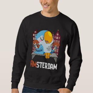 Amsterdam Parakeet Mushroom Holland The Netherland Sweatshirt