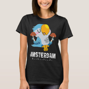 Amsterdam Parakeet Mushroom Holland The Netherland T-Shirt