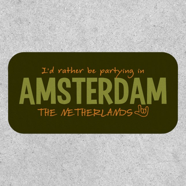 AMSTERDAM PATCH (Front)