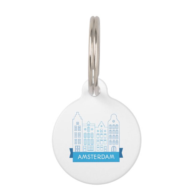 Amsterdam Pet ID Tag (Front)