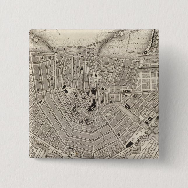 Amsterdam Pinback Button (Front)