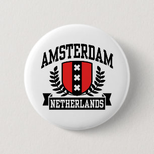Amsterdam Pinback Button