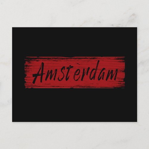 amsterdam postcard