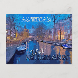 Amsterdam, postcard from collection Visit...