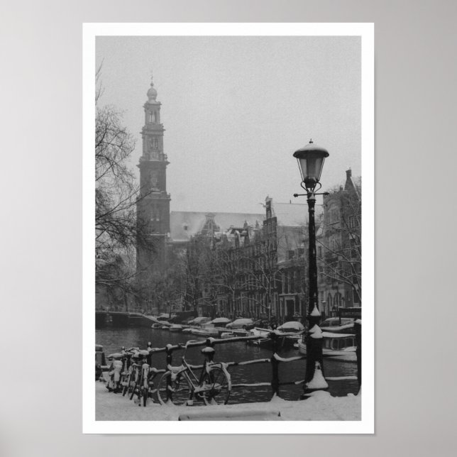 Amsterdam poster canal Prinsengracht (Front)