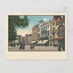 Amsterdam Rembrandtplein Postcard Early 1900s