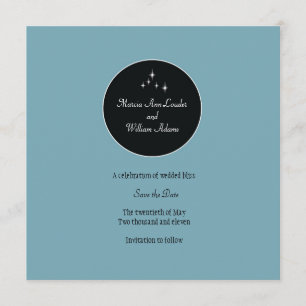 Amsterdam Save the Date: Powder Blue Save The Date