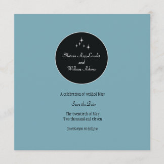 Amsterdam Save the Date: Powder Blue Save The Date