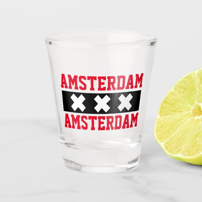 Amsterdam Shot Glass (Front)