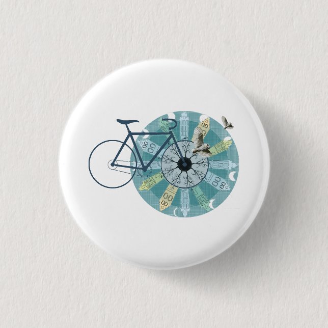 Amsterdam skyline button (Front)