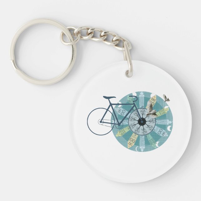 Amsterdam skyline keychain (Front)