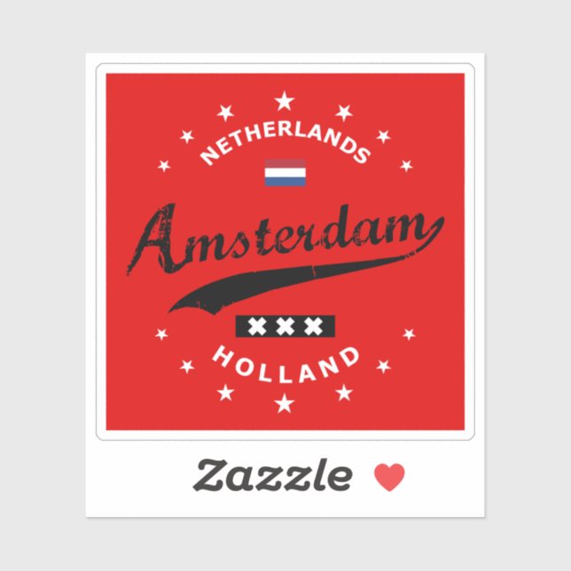 Amsterdam Sticker (Sheet)
