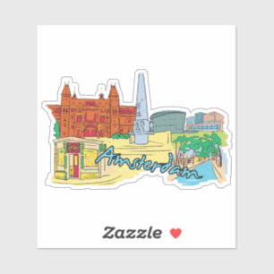 Amsterdam  sticker