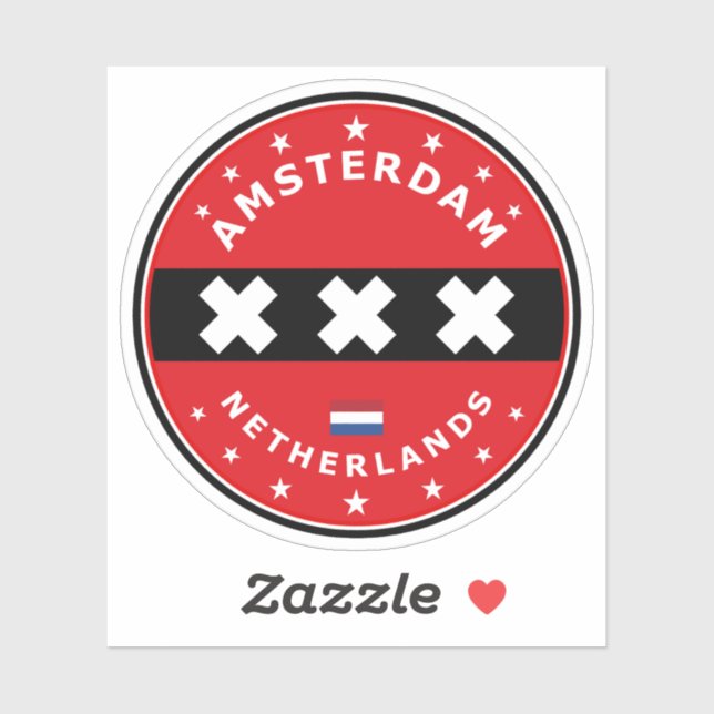 Amsterdam Sticker (Sheet)