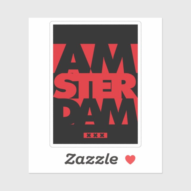 Amsterdam Sticker (Sheet)