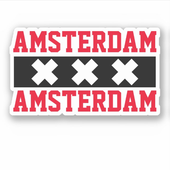 Amsterdam Sticker (Front)