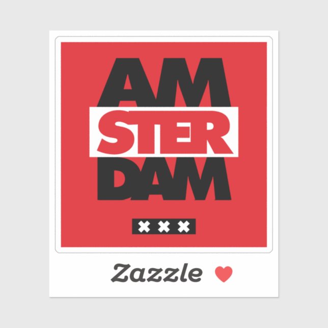 Amsterdam Sticker (Sheet)