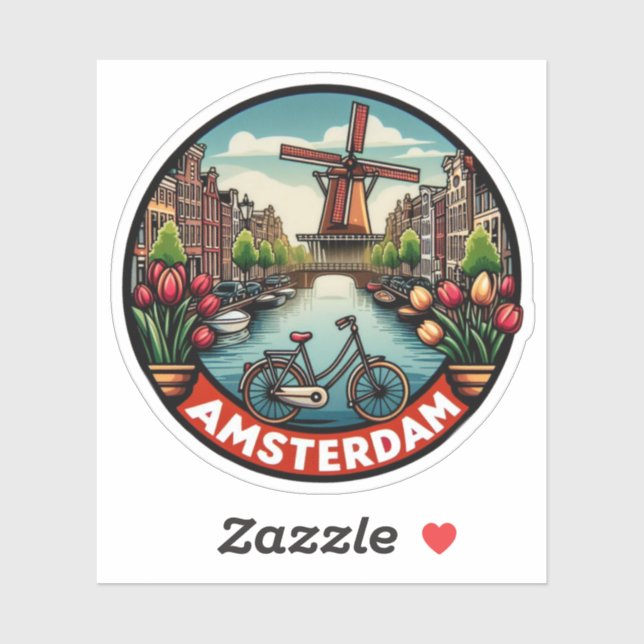 Amsterdam  sticker (Sheet)