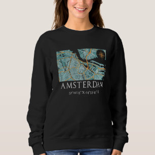 Amsterdam Street Map Sweatshirt