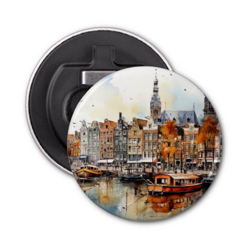 Amsterdam Stretched Print Bottle Opener