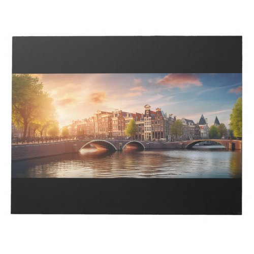 Amsterdam sunrise notepad