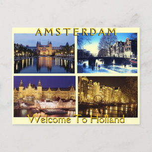 AMSTERDAM , THE NETHERLAND BY MOJISOLA A GBADAMOSI POSTCARD