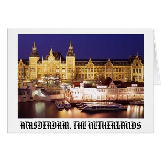 AMSTERDAM, THE NETHERLANDS CARDS (Front Horizontal)
