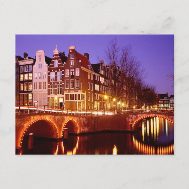 Amsterdam the Netherlands Postcard (Front)