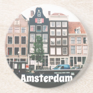 Amsterdam Travel Souvenir Coaster
