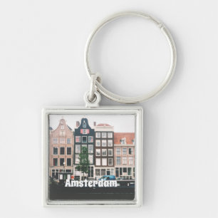 Amsterdam Travel Souvenir Keychain