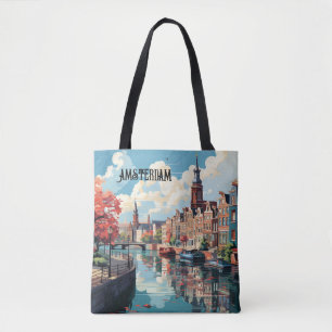 Amsterdam Travel Tote Bag