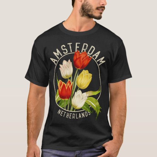 Amsterdam Tulip Festival The Netherlands Bulb T_Shirt
